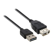강원전자 TNT NM-TNTR11 AM-AF 연장 USB 케이블 (USB2.0 5M 블랙), 1개