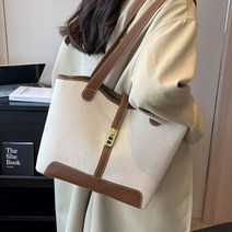 헤링본 캔버스백 텀블러 에코 데일리 쇼퍼백