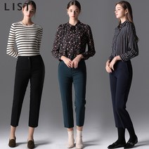 리스트 솔리드 스트레이트 포멀 팬츠