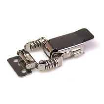 SM-3701 스텐버튼식스프링형 매미고리(중) 잠금장치 캐치클립 CATCH