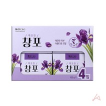 꿀생활 창포비누 4p 100g 솝누들 율무 세수 우유 일본 OEM 세안 한살림 샤워바 오이 태반_335lH, 1, 본상품선택