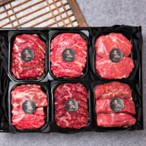 최고급 미국산 명품 수입 소고기 선물세트 구이용 냉장 1kg 2kg 3kg 1++ 설 추석 명절 선물용 모듬 포장 셋트, 1. [초이스] 선물하소 3호