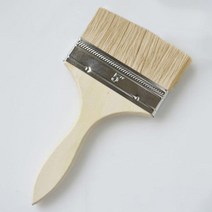 도매팜 페인트로 넓은 곳을 칠할때 원목 페인트붓 대형 평붓 벽지 벽화 도배, 1개