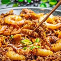 편한푸드 광주 쭈꾸미 맛집 간편요리 쭈꾸미 볶음 500g 1팩 3팩 5팩 보통맛 매운맛, 쭈꾸미 볶음 500g×5팩 매운맛