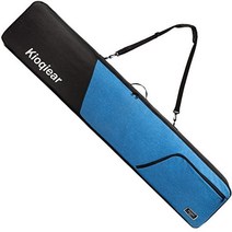 Kioqiear 스노우 보드 가방 강화 패딩 스노우 보드 가방 스노우 보드 고글 장갑 스키 부츠 155cm 165cm의 사용 가능한 길이를위한 비행기 여행에 적합합니다., 푸른, 165cm