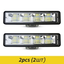 72W 자동차 작업 조명 LED 바 4x4 24 LED 작업 바 오프로드 SUV ATV 트랙터 보트 트럭 굴삭기 12V 24V led 콤보 빔, Free, 03.72w 2개