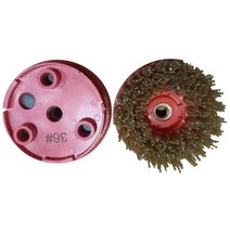 대리석연마기 4 인치 110mm 원형 라운드 다이아몬드 브러시 석재 그라인더 광택 연마, 600