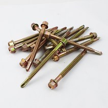 육각 머리 14x75 직결 나사 피스 판넬 못 명화, 육각직결14x75(100EA)