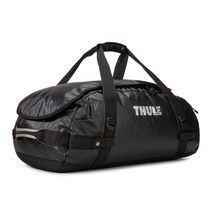 툴레 캐즘2 90L 대용량 캠핑 등산 여행 가방 백팩 숄더백 겸용, 블랙