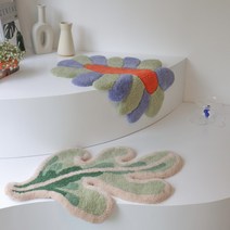 터프팅 핸드메이드 비정형 러그