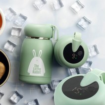 〓에이미래빗 스마트터치 온도계보온병 320ml AMY 그린〓 0712 PLAB##@!