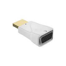 멀티 셋톱박스 컴퓨터 HD 1080P HDMI 호환 VGA 어댑터 VGA 출력 PC 컨버터 커넥터 노트북 셋톱 박스 게임, 02 WHITE