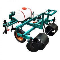 비닐피복기 멀칭기 관리기 텃밭 귀농 농업용 씌우기 무동력 농사용 비닐 수동 밭고랑 엎기, 08. 4륜 하이 구성(약품 분사용