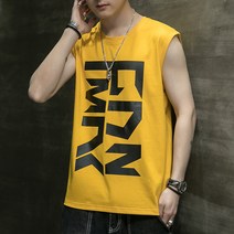 여름 남성 민소매 비치웨어 남자 나시 티 68번