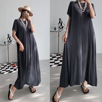 봉시스터즈 찰랑스위트롱원피스 여름원피스 반팔원피스 롱원피스 레이온원피스 편한원피스