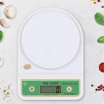 카페 과일주스 소분용 정밀 디지털 저울 영점저울 음식점 재료 제과 야채 제빵, KB-2000