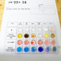탄수화물지방단백질 영양소검출 교구 10인 과학실습 사이언스