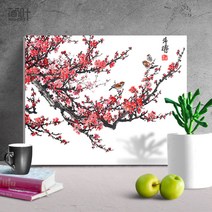 9타입 동양화그리기 대형그림아크릴화 DIY명화 유화색칠하기 HS10, diy그리기3(DIH10)_40x50_우드색프레임