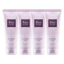 온더바디 라이스테라피 쌀겨 토탈폼 클렌저, 150g, 4개