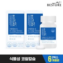 기타 베스처 코랄칼슘 앤 마그네슘 비타민D 90정*2병, 옵션선택