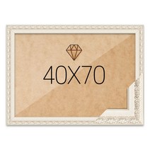 보석십자수액자 40x70 고급형 매트화이트, 단품
