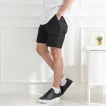 어퍼 카고 밴딩 반바지