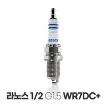 보쉬 라노스 G1.3/1.5 SOHC 이트륨 점화플러그 WR7DC+, 상세페이지 참조