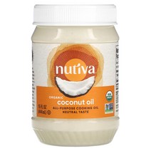 Nutiva 코코넛오일 정제 444ml(15fl oz), 54 액상 온스, 444ml