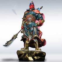 관우상 인테리어 가게 개업 선물, 25cm