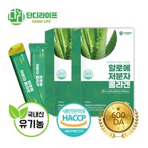 단디라이프 유기농 알로에 저분자피쉬콜라겐젤리 600달톤, 30포, 20g