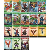 국내 월드오브리딩 마블 시리즈 18권 세트 영어원서 world of reading super hero 음원제공