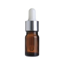 바른용기 스포이드공병 갈색 유리 용기 5ml ~ 100ml, 10ml(실버/화이트), 1개