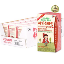 라이브잇 남양유업 아인슈타인 천연 DHA 딸기우유, 아이슈타인 천연 DHA 플러스 딸기 120ml 24팩, 24팩, 120ml