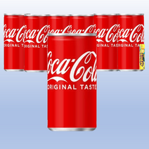 [코카콜라 미니캔] 160 170 175 180 195 190ml 빠른배송 + 사은품 증정, 190미리 20개 + 맛보기 음료, 1box