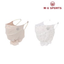 엠유스포츠 [엠유스포츠] 여성 냉감 마스크 (MU21A33UI01), 베이지