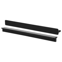 이케아 하코스 손잡이 2P 블랙 300x24x18mm 알루미늄 파우더코팅