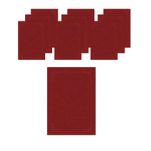 다니엘문구 매직패브릭 끼움식 종이 상장 케이스 무지 A4 220g, 적색, 20개