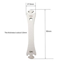자전거 스포크 장력 측정기 조절 장력계 도구 휠 와이어 수정 도구 림 조정