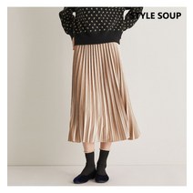 숲 벨벳 플리츠 밴딩 스커트(SYCSRE6) (SOUP)