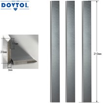 TCT 대패 블레이드 210x20x3mm 접합기 나이프 3 개 세트 교체 4 측면 수직 밀링 고속 프레스 등, 01 은