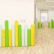 아웅다움｝놀이방벽쿠션 울타리 디자인 벽쿠션 30x60cm 놀이방안전 디자인쿠션 놀이방안전 남자아이방꾸미기 체육관벽쿠션 놀이방벽쿠션 안전벽쿠션ll!1ll, IlI레드IlI