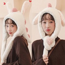 [앙상블] 공룡 움직이는 귀 모자 방한 아동 할로윈