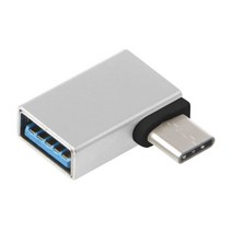 USB 3.0 유형의 여성 데이터 MacBook Android 폰용 OTG 변환기 어댑터, 은