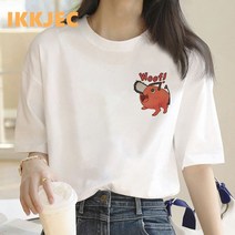전기 톱 남성 의류 여성 흰색 캐주얼 커플 텀블러 스트리트웨어 크롭 탑 미적 하라주쿠 하라주쿠 스타일 상의