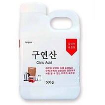 숙씨네 베이킹소다 과탄산소다 구연산 천연세제 친환경 세제, 03.구연산500g본품