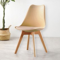 로얄다이아 에펠체어 큐브체어 에펠베이직체어 인테리어체어, 에펠체어 - 베이지