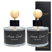 아마레센트 베이직 차량용 디퓨저 120ml x 2개입, 우드세이지앤씨솔트
