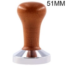 커피 디스트리뷰터 에스프레소 분배기 매트 기본 랙 51mm 탬퍼 스탠드 바리스타 도구, 51mm 비안 탬퍼