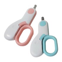 소형강아지 상처없이 손발케어 LED 발톱깎이 청결 혈관보기 댕댕이 펫미용, 핑크