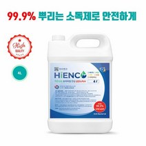 뿌리는 살균 소독제 집안 소독 제균 하이엔코 4L, 상세페이지 참조, 본상품선택 본상품선택